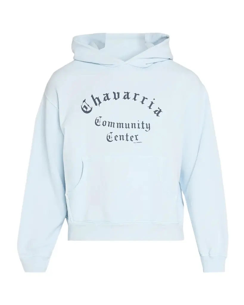 Willy Chavarria Men's Chavarria Community Center Cotton Hoodie