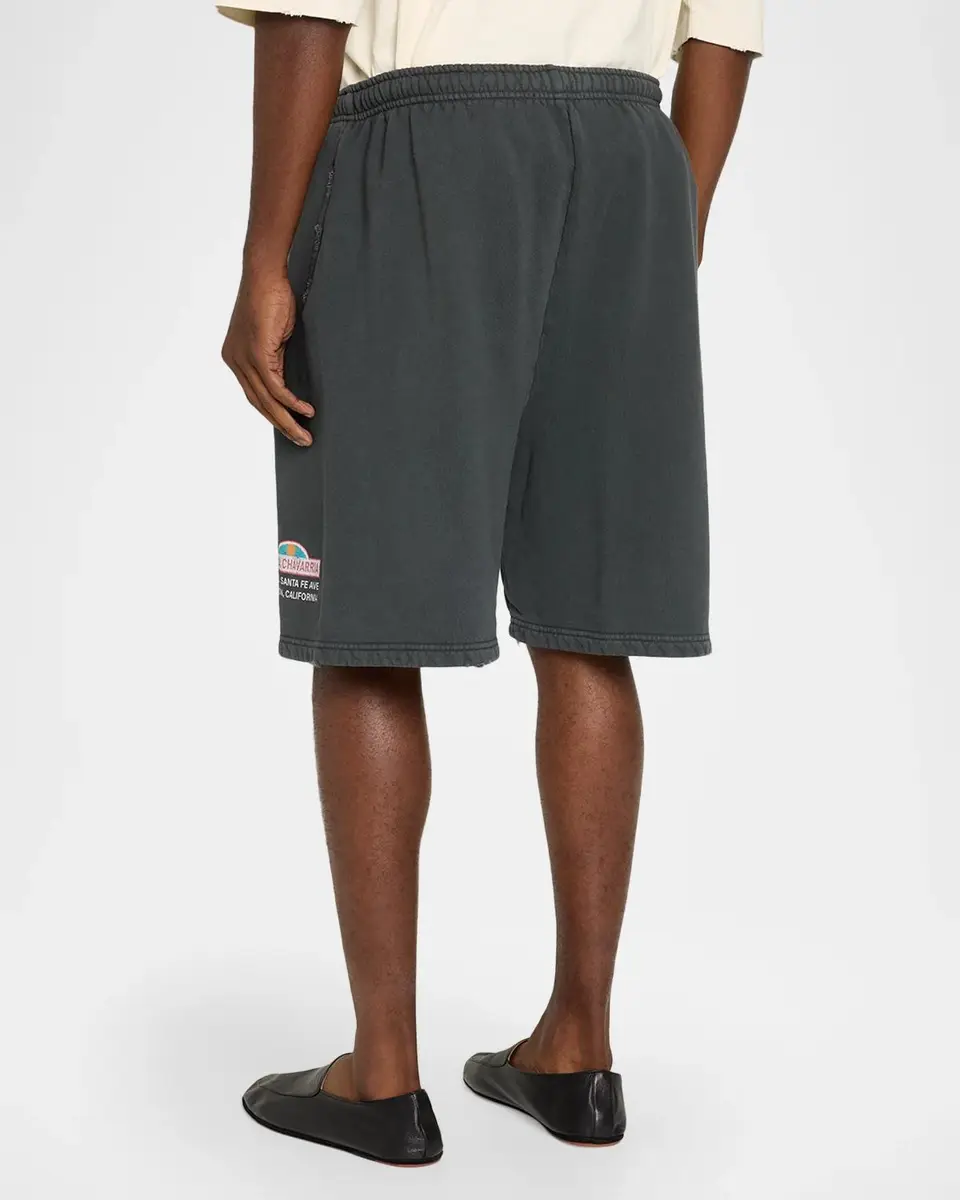 Willy Chavarria Men's Plaza Chavarria Buffalo Sweatshorts | Thumbnail 3 Willy Chavarria Men's Plaza Chavarria Buffalo Sweatshorts | Thumbnail 3