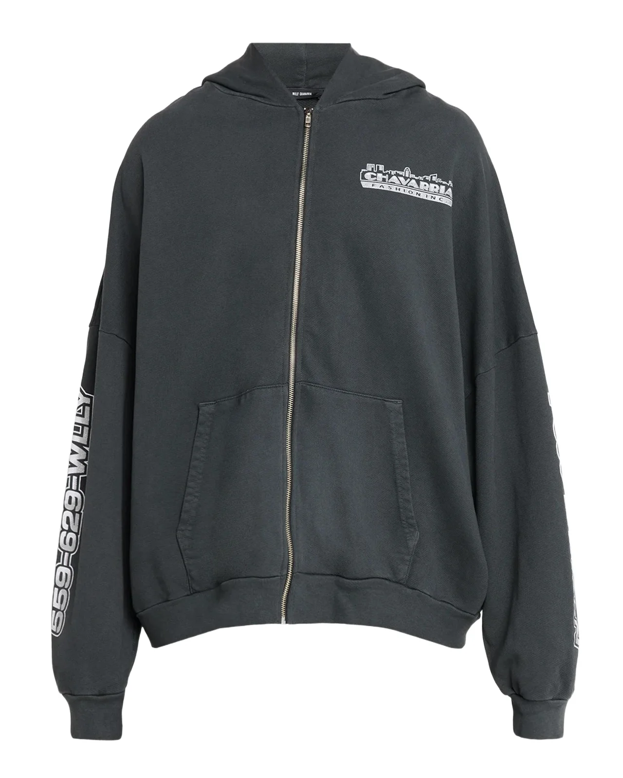 Willy Chavarria Men's Chavarria Licensed Designs Full-Zip Hoodie