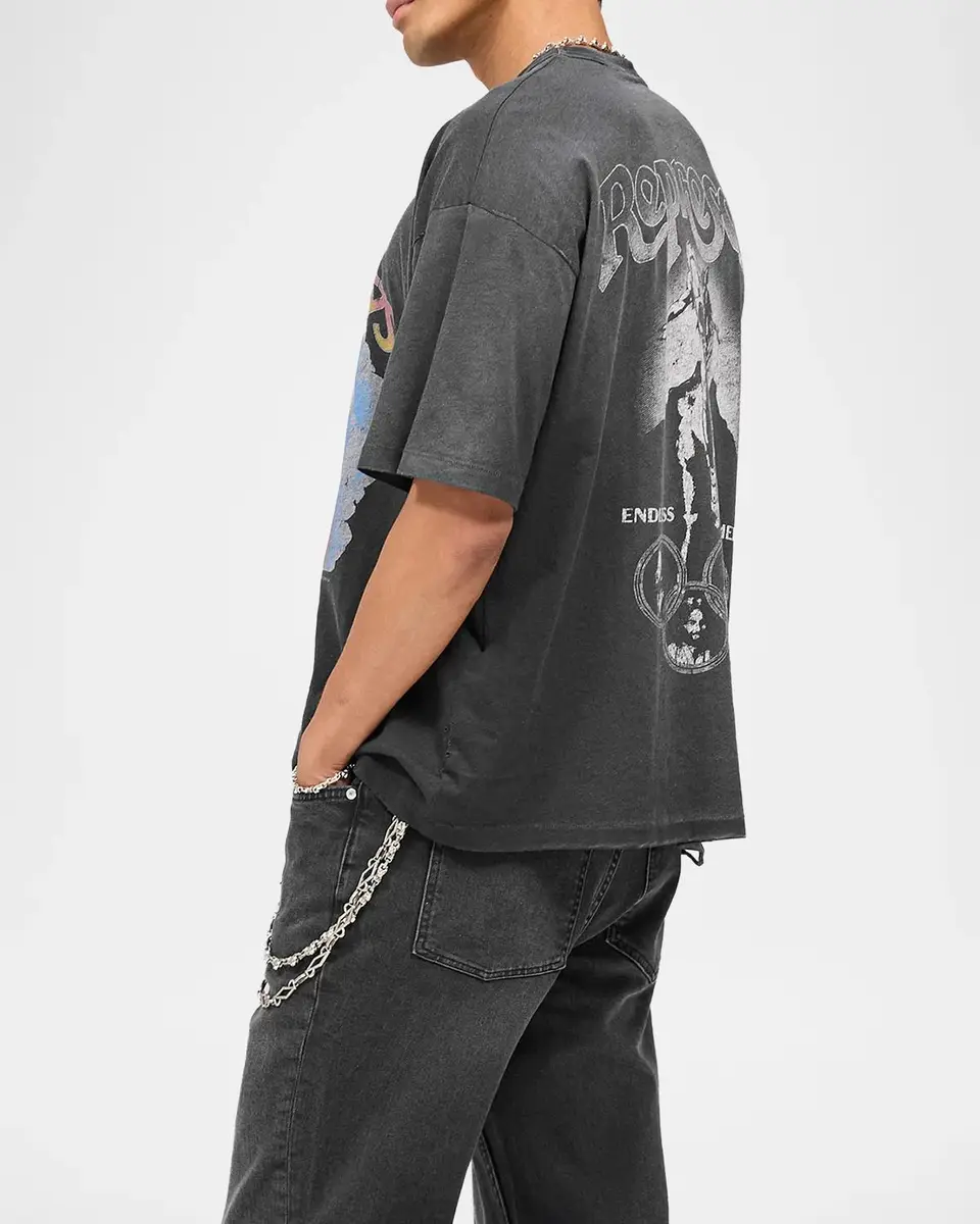 Represent x The Beach Boys Men's Western Logo T-Shirt | Thumbnail 6