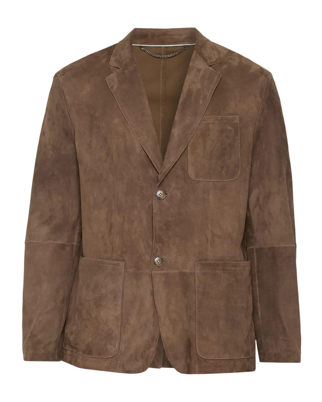 Men's Single-Breasted Suede Blazer Jacket Men's Single-Breasted Suede Blazer Jacket