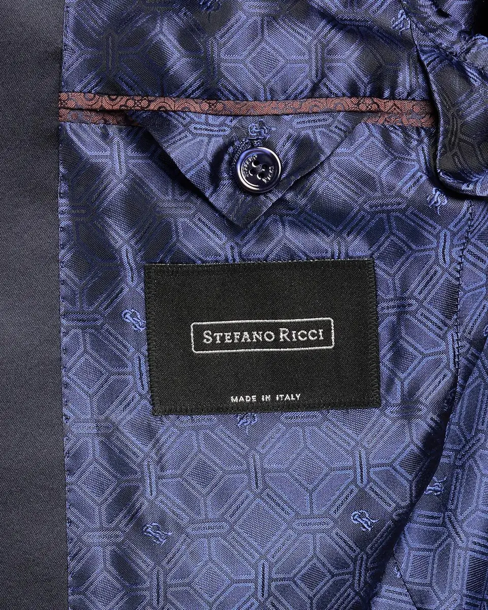 Stefano Ricci Men's Mosaic Jacquard Peak Lapel Dinner Jacket | Thumbnail 6 Stefano Ricci Men's Mosaic Jacquard Peak Lapel Dinner Jacket | Thumbnail 6