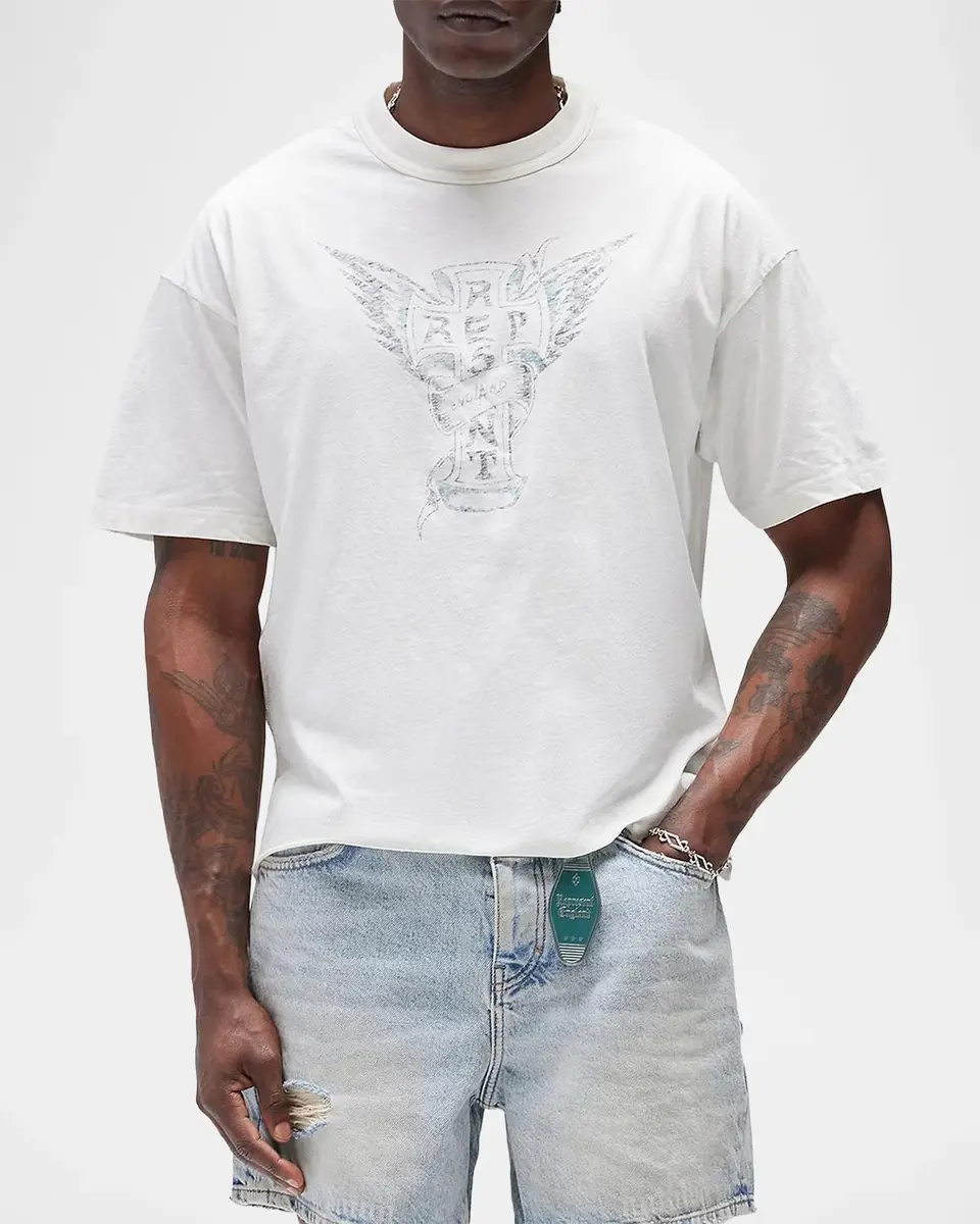 Represent Men's Westside Cotton-Blend Crewneck T-Shirt | Thumbnail 4 Represent Men's Westside Cotton-Blend Crewneck T-Shirt | Thumbnail 4