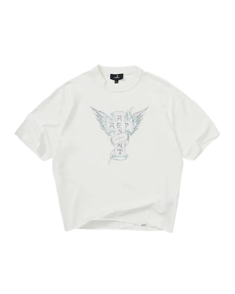 Men's Westside Cotton-Blend Crewneck T-Shirt Men's Westside Cotton-Blend Crewneck T-Shirt