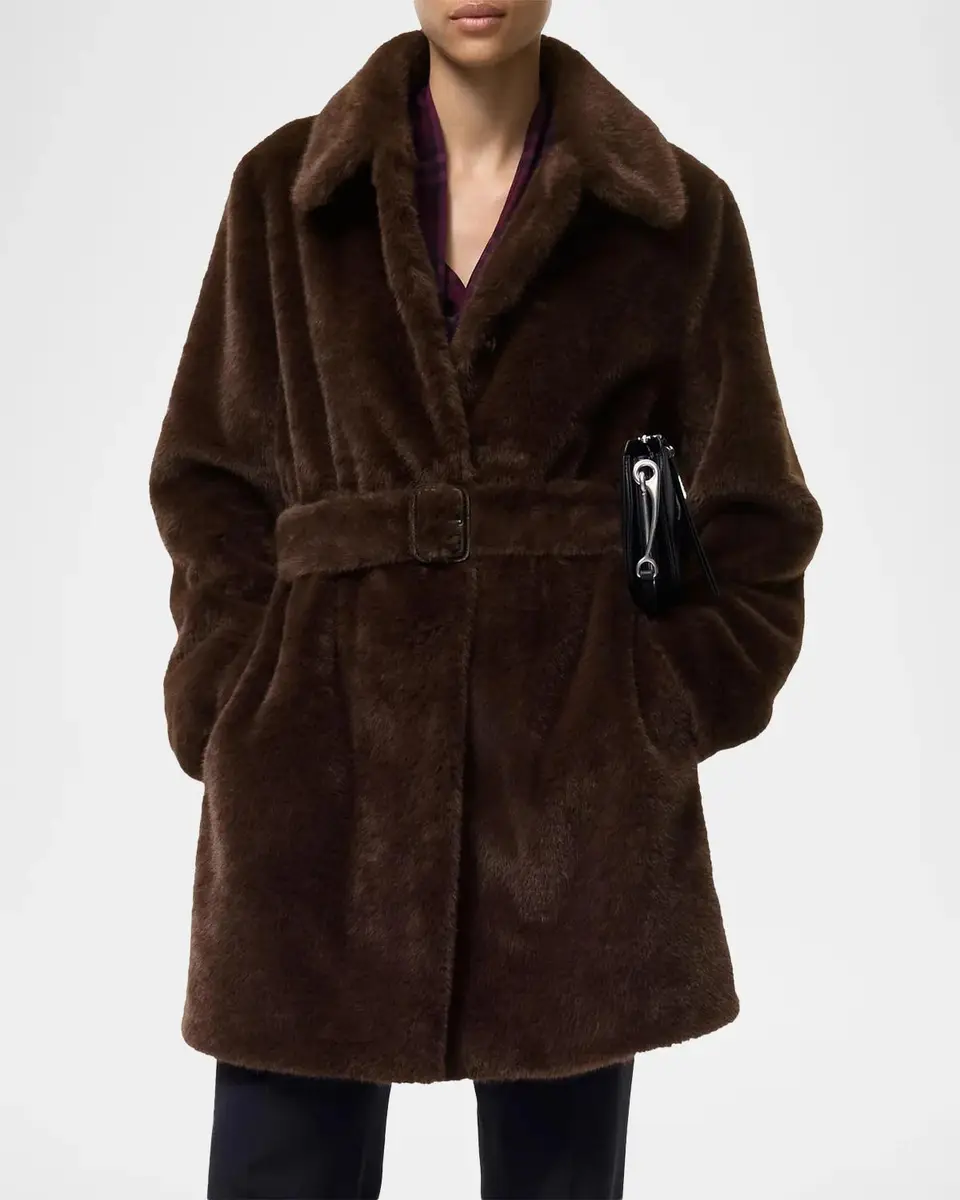 Burberry Belvedere Faux Fur Car Coat | Thumbnail 3 Burberry Belvedere Faux Fur Car Coat | Thumbnail 3