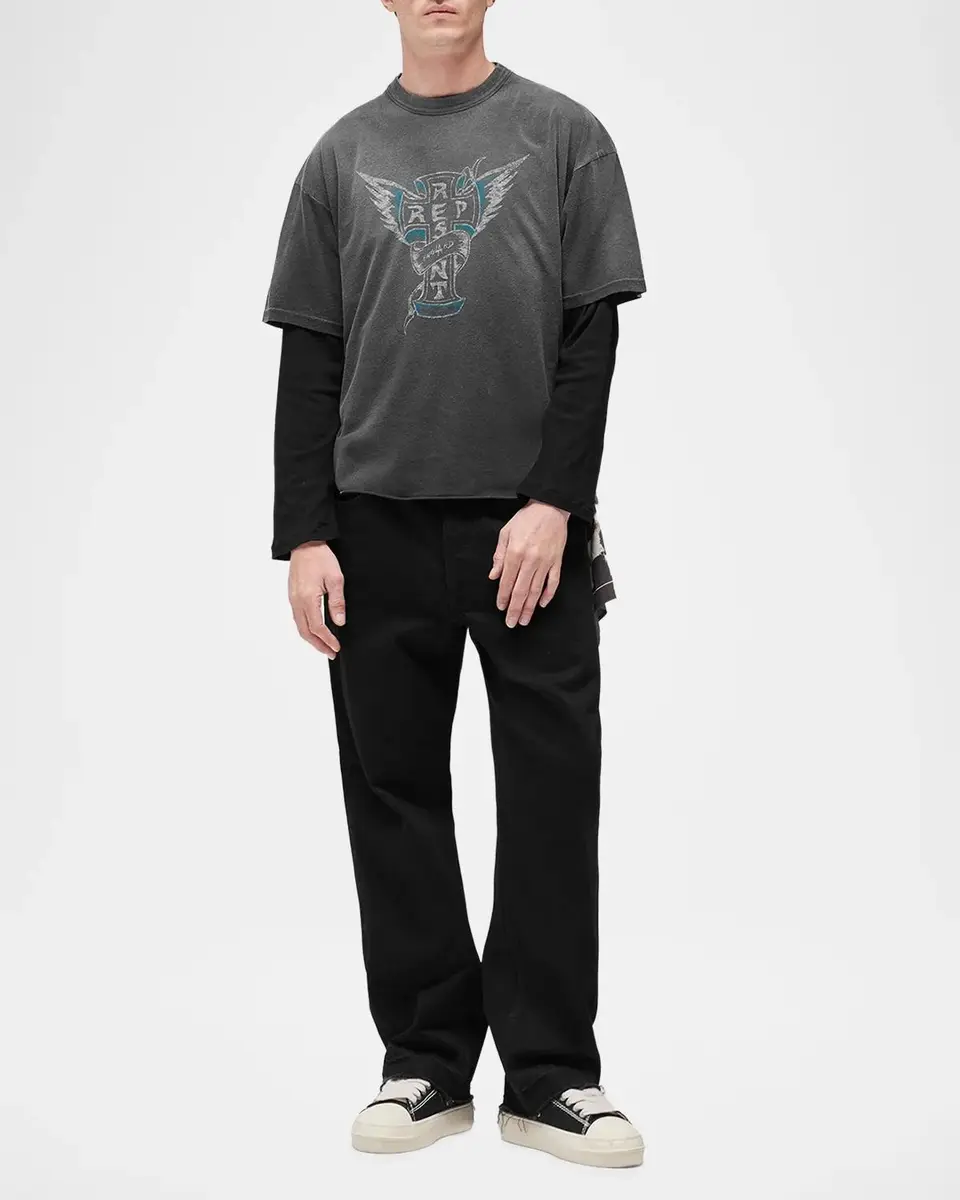Represent Men's Westside Cotton-Blend Crewneck T-Shirt | Thumbnail 2 Represent Men's Westside Cotton-Blend Crewneck T-Shirt | Thumbnail 2