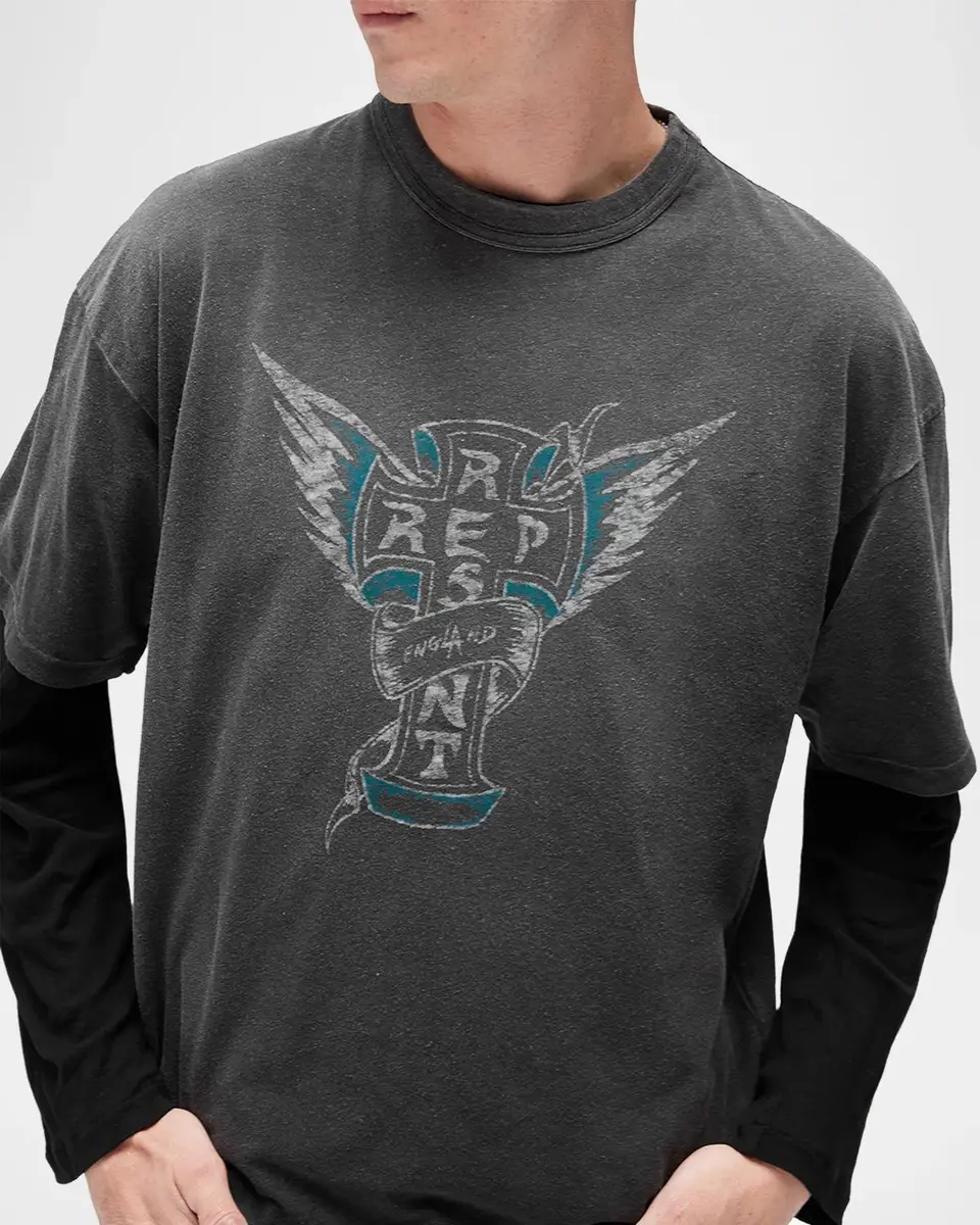 Represent Men's Westside Cotton-Blend Crewneck T-Shirt | Thumbnail 5 Represent Men's Westside Cotton-Blend Crewneck T-Shirt | Thumbnail 5