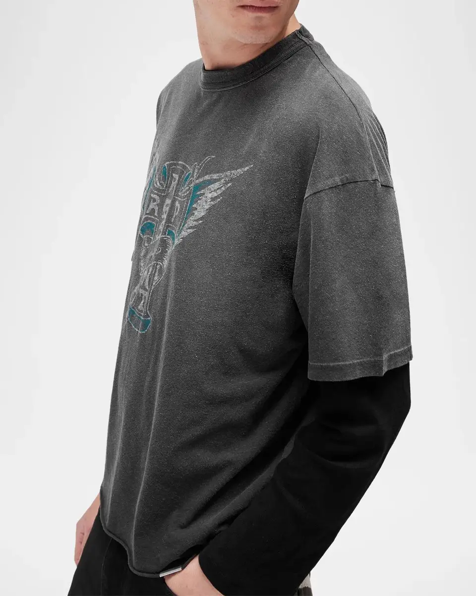 Represent Men's Westside Cotton-Blend Crewneck T-Shirt | Thumbnail 6 Represent Men's Westside Cotton-Blend Crewneck T-Shirt | Thumbnail 6