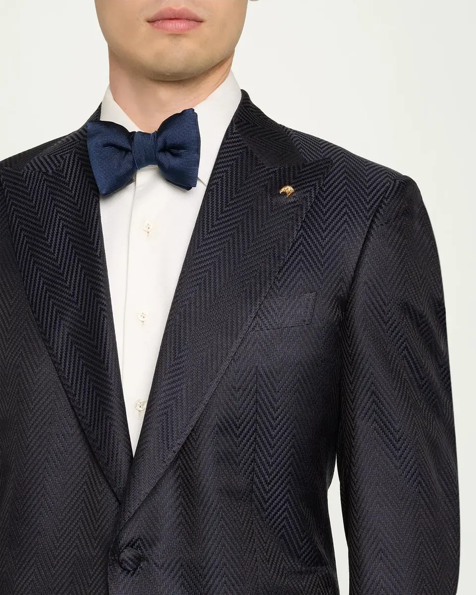 Stefano Ricci Men's Silk-Wool Herringbone Single-Breasted Sport Coat | Thumbnail 5