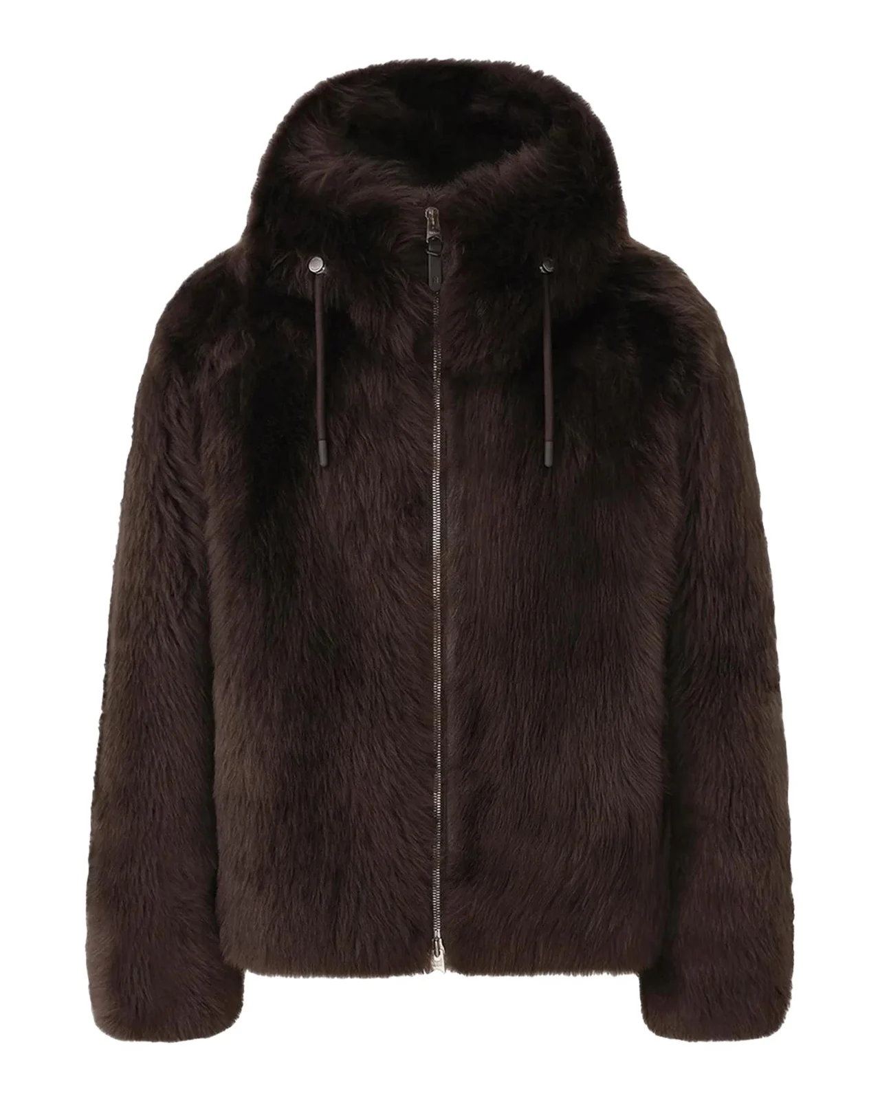 Mackage Men's Moses Furry Shearling Hooded Jacket