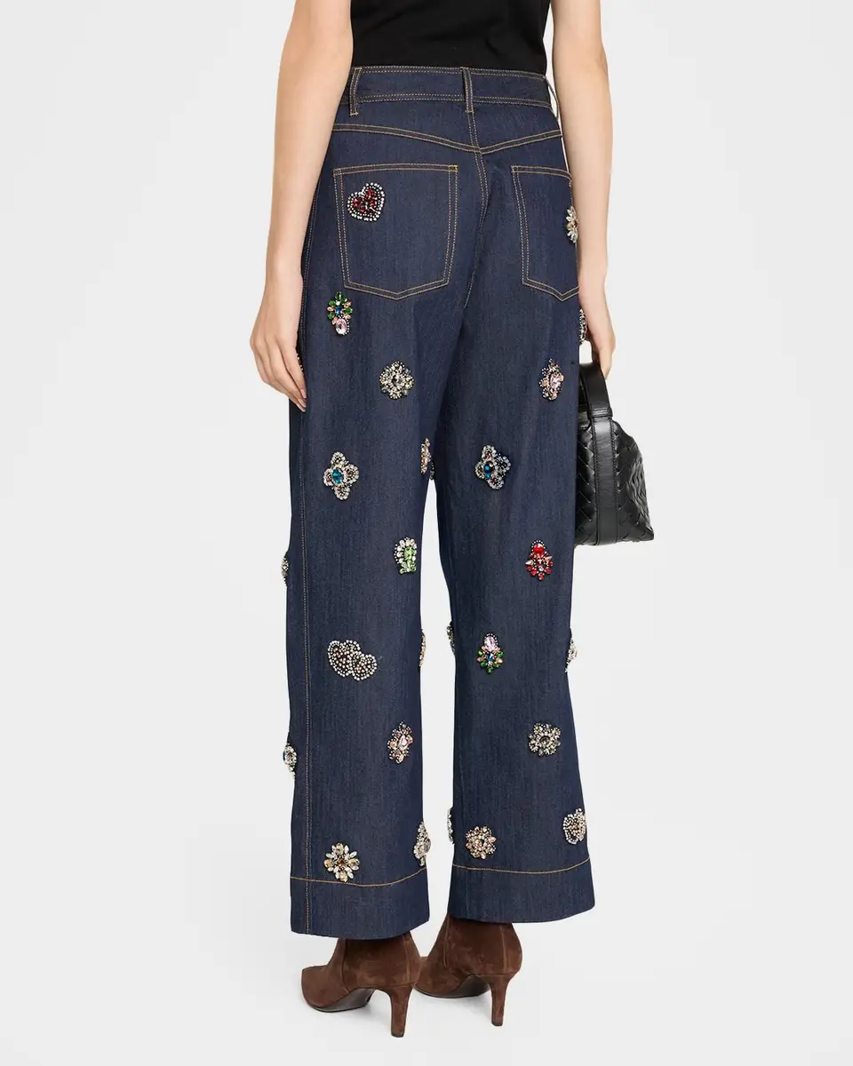 Cinq à Sept Baroque Embellished Hayden Jeans | Thumbnail 3