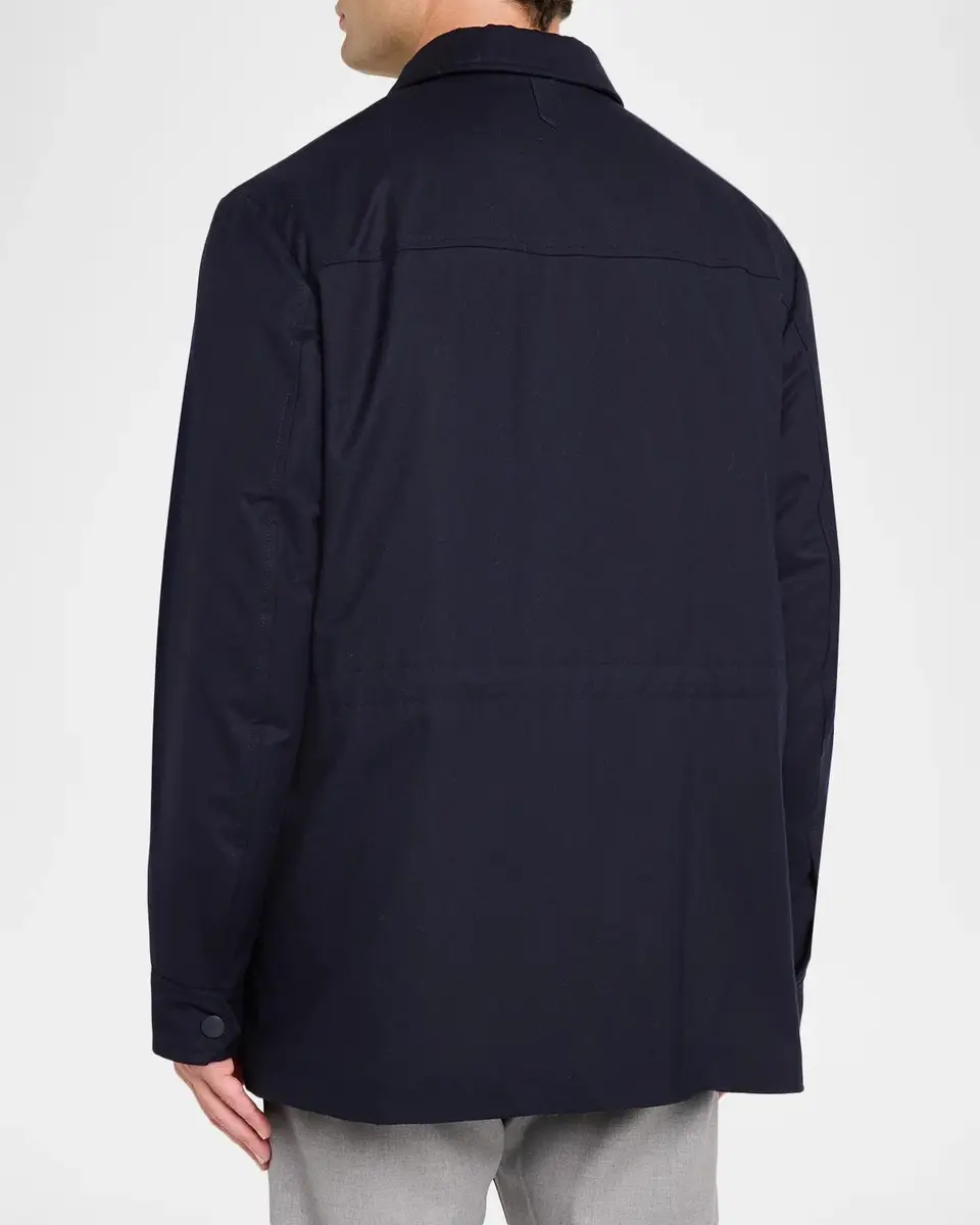 Canali Men's Brera Four-Pocket Field Jacket | Thumbnail 3 Canali Men's Brera Four-Pocket Field Jacket | Thumbnail 3
