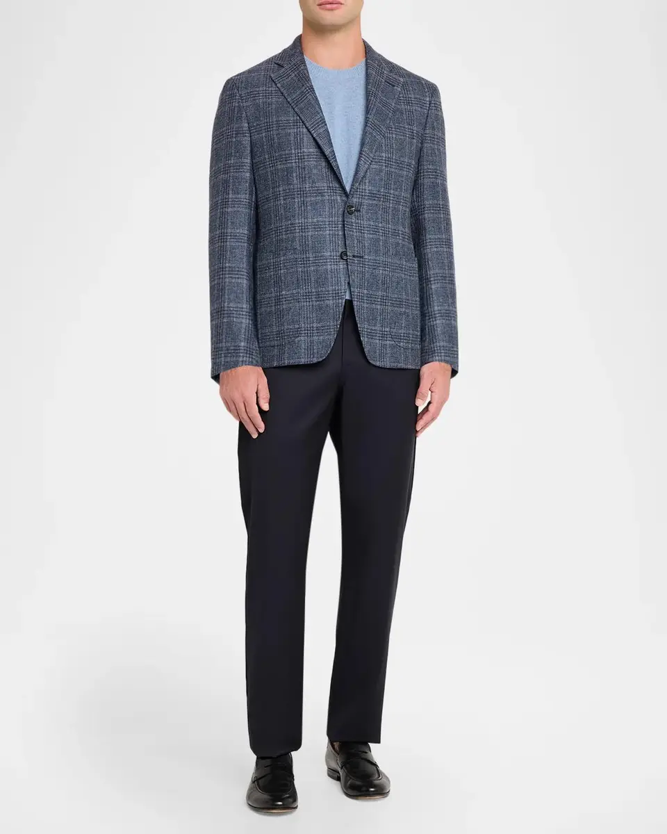 Canali Men's Cotton Slim-Straight Fit Five-Pocket Pants | Thumbnail 2 Canali Men's Cotton Slim-Straight Fit Five-Pocket Pants | Thumbnail 2