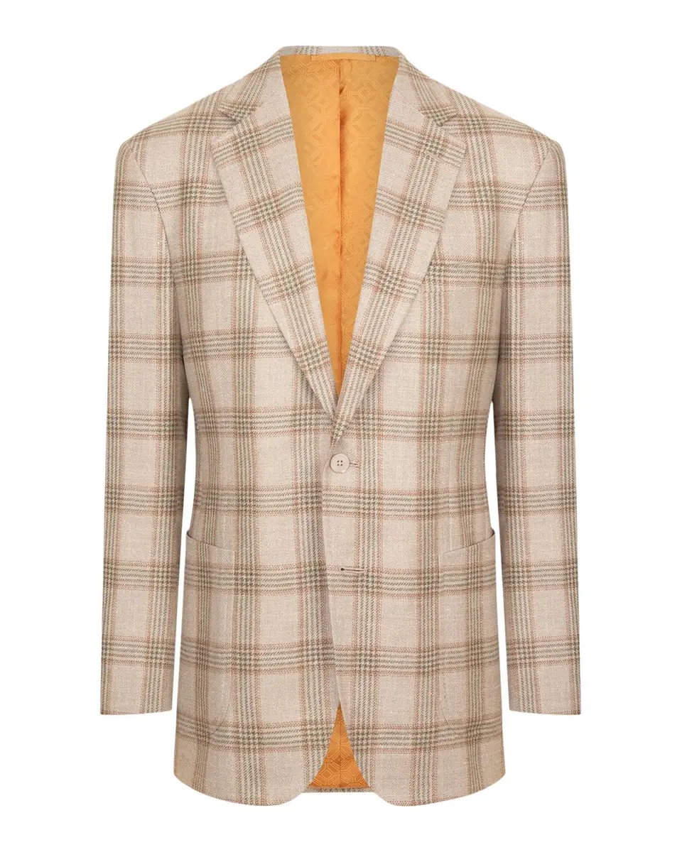 Stefano Ricci Men's Wool Overplaid Single-Breasted Sport Coat | Thumbnail 3 Stefano Ricci Men's Wool Overplaid Single-Breasted Sport Coat | Thumbnail 3
