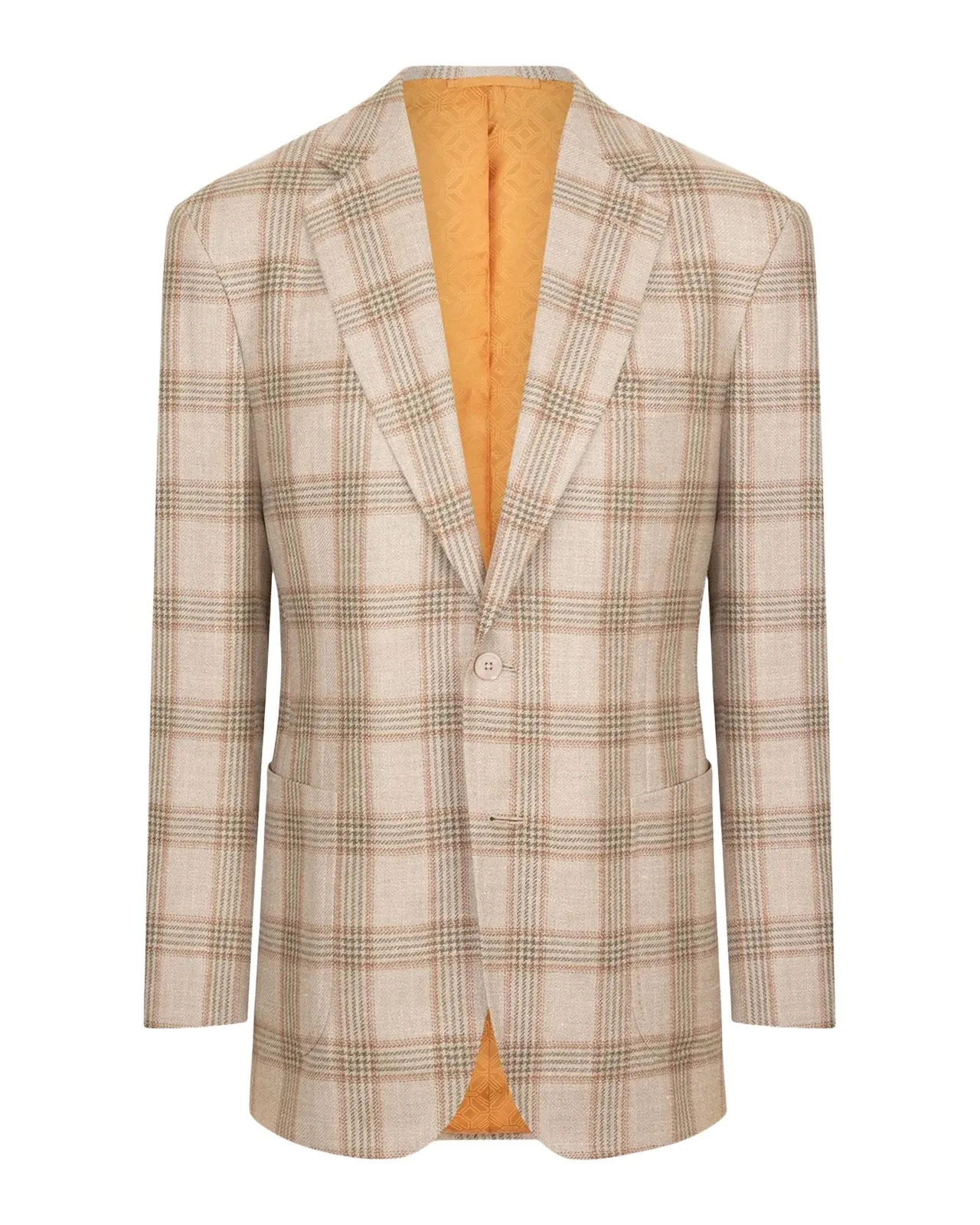 Men's Wool Overplaid Single-Breasted Sport Coat Men's Wool Overplaid Single-Breasted Sport Coat