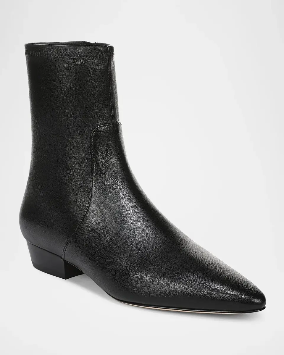Veronica Beard Glinda Leather Ankle Boots | Thumbnail 2 Veronica Beard Glinda Leather Ankle Boots | Thumbnail 2