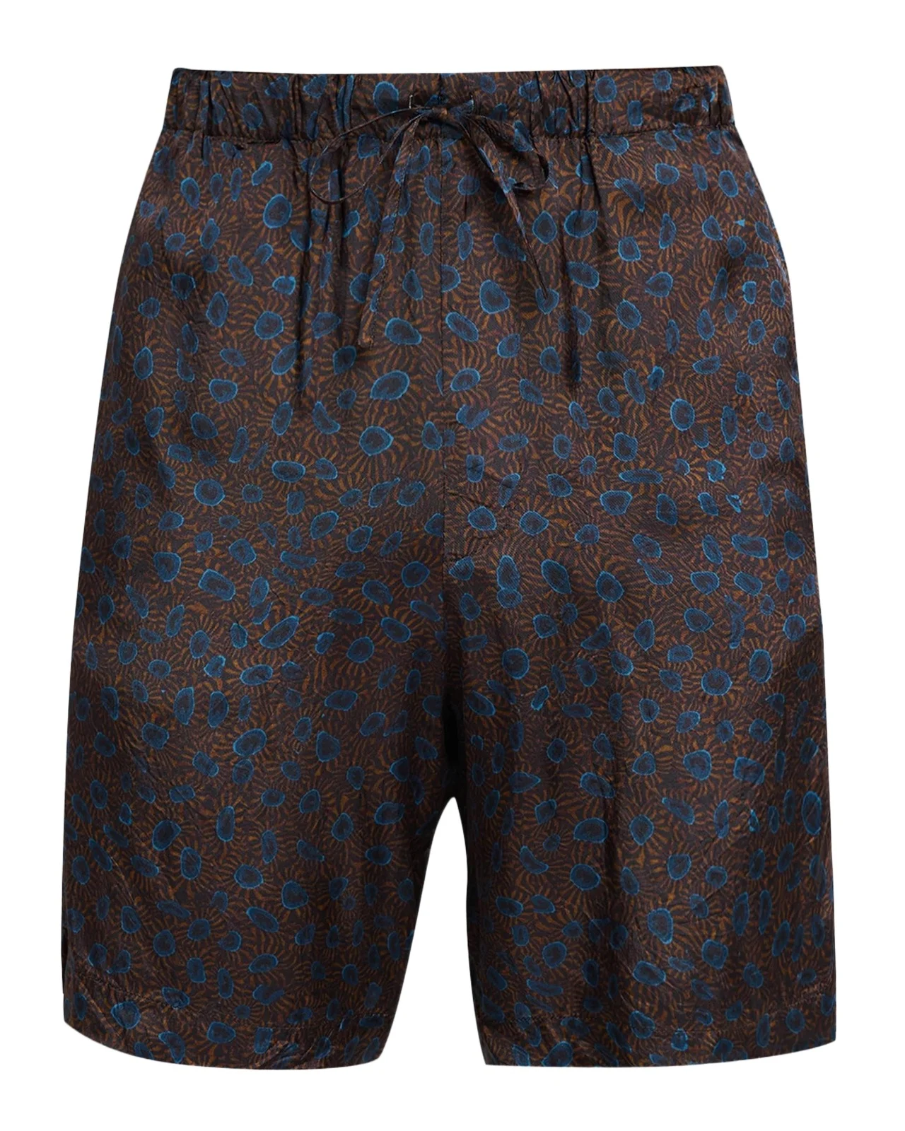 Dries Van Noten Men's Piperi Viscose Drawstring Shorts