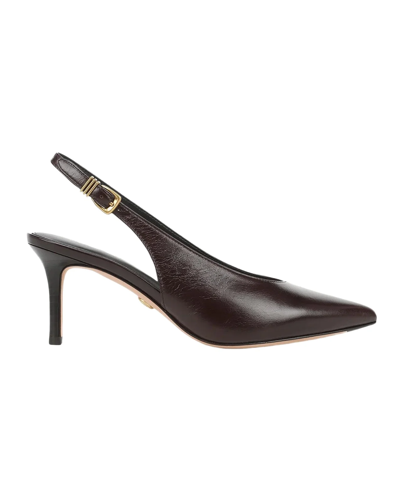 70mm Luciana Leather Slingback Pumps