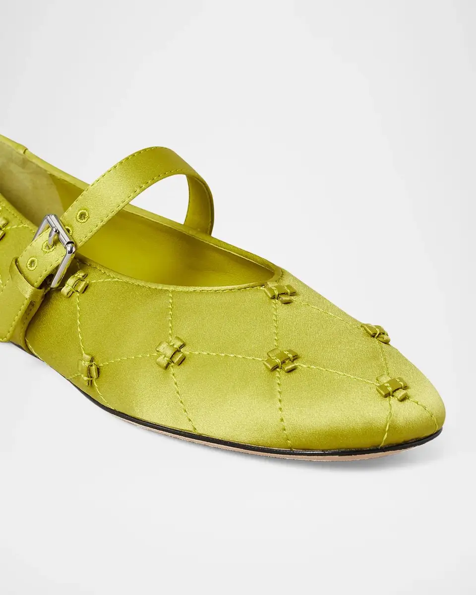 Tory Burch Bunny Knot Satin Mary Jane Ballerina Flats | Thumbnail 3 Tory Burch Bunny Knot Satin Mary Jane Ballerina Flats | Thumbnail 3