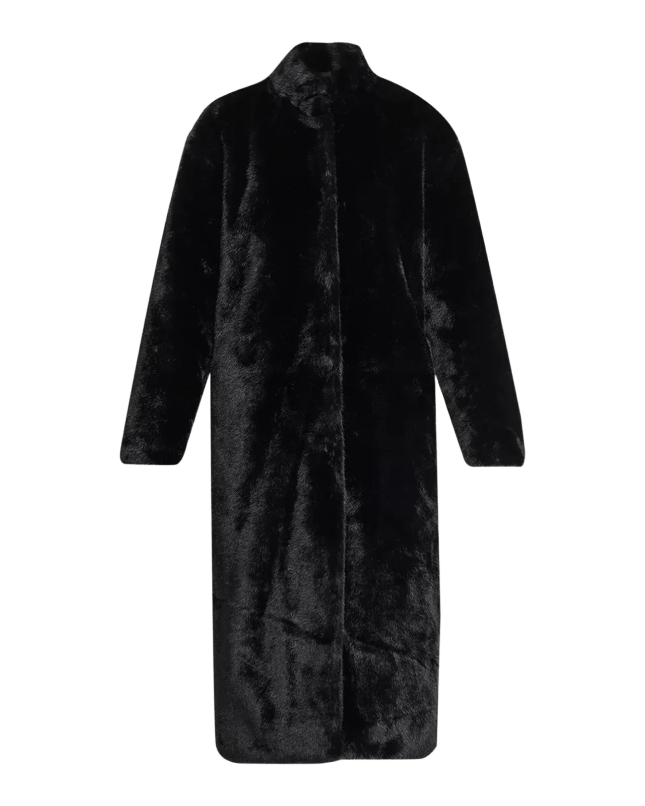 Cassian Faux Fur High Collar Coat Cassian Faux Fur High Collar Coat