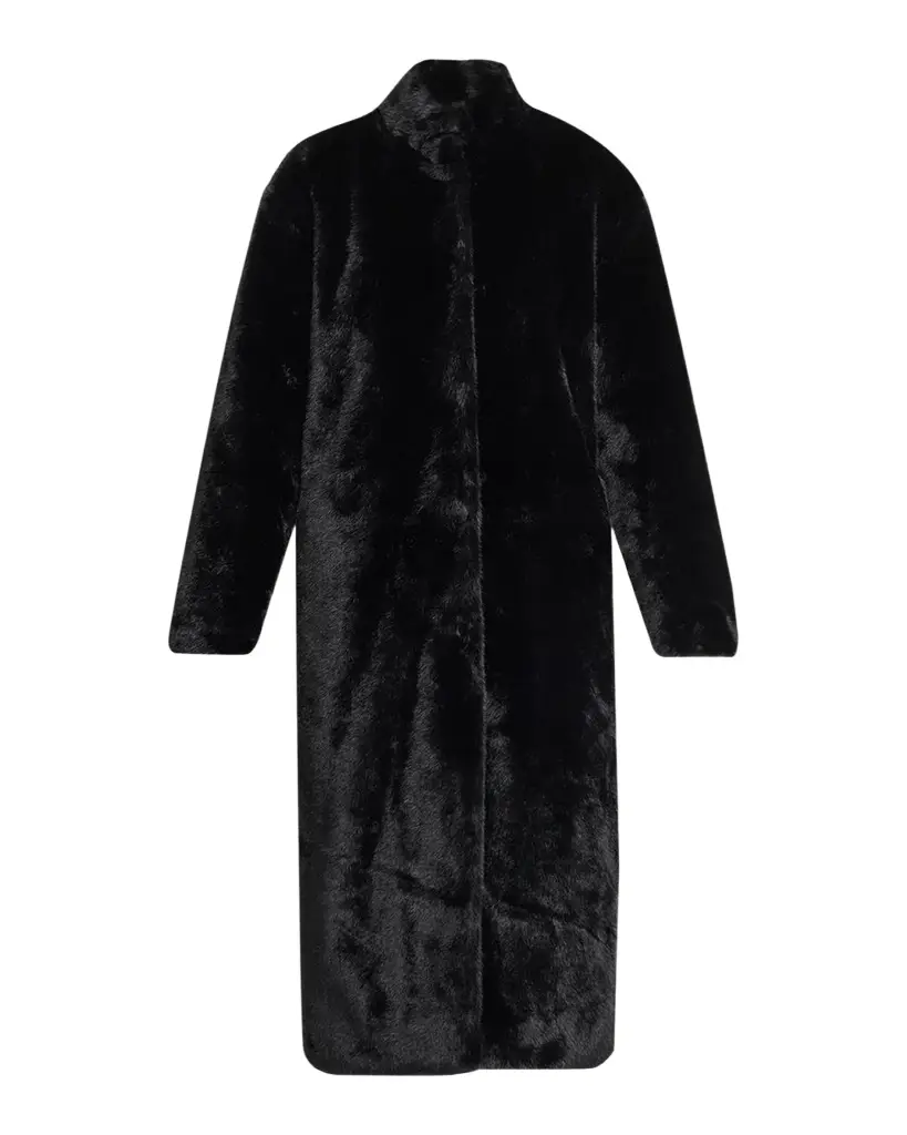 Et Ochs Cassian Faux Fur High Collar Coat
