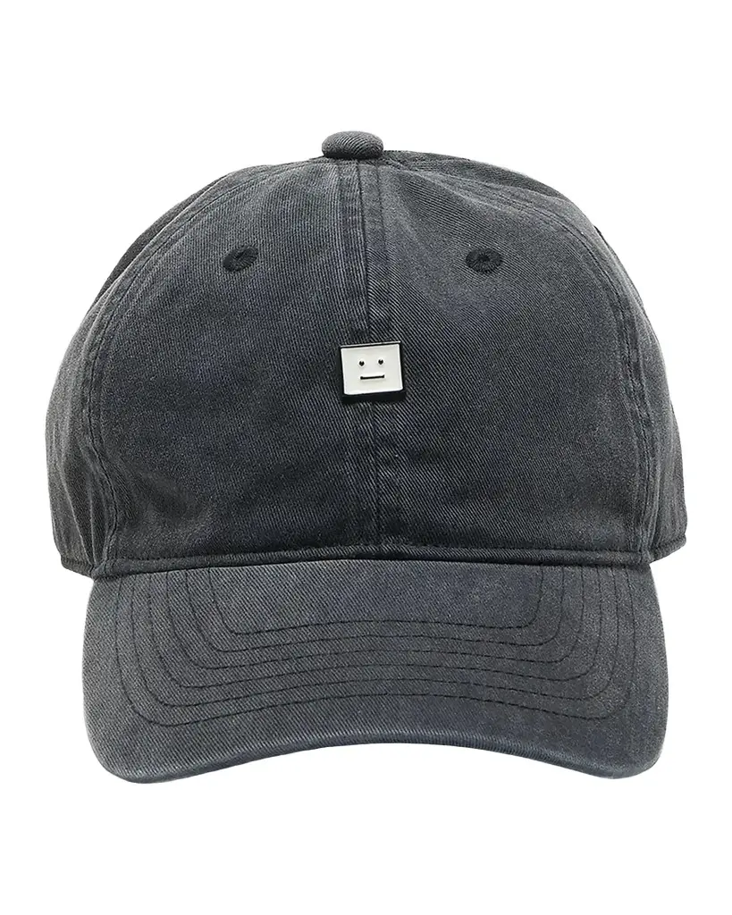 Acne Studios Men's Cunov Face Stud Baseball Cap
