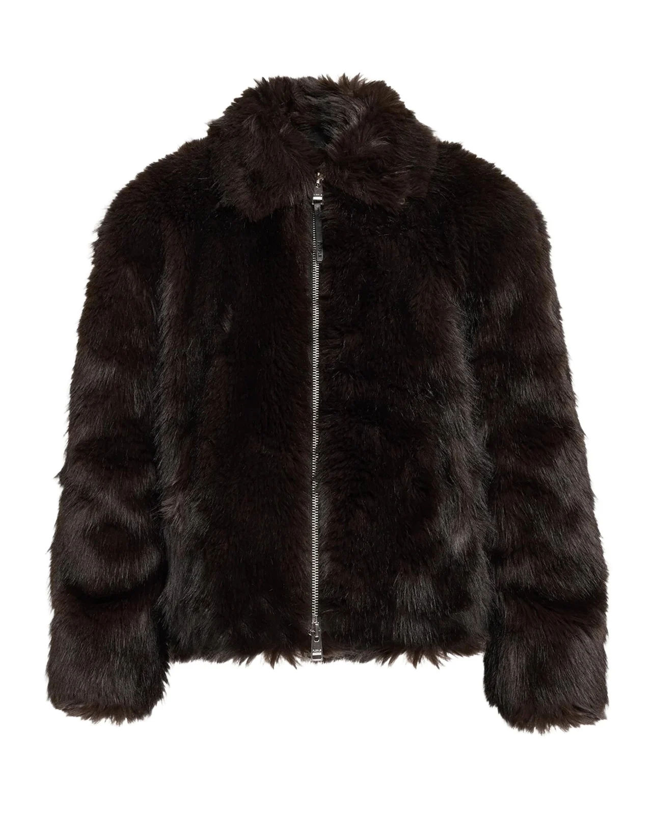 PURPLE Men's Faux-Fur Shawl Jacket
