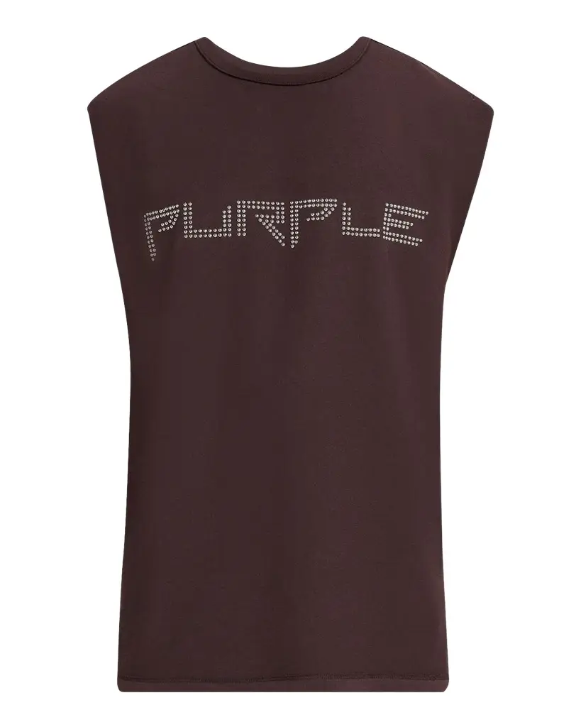 PURPLE Men's Logo Cotton Jersey Tank