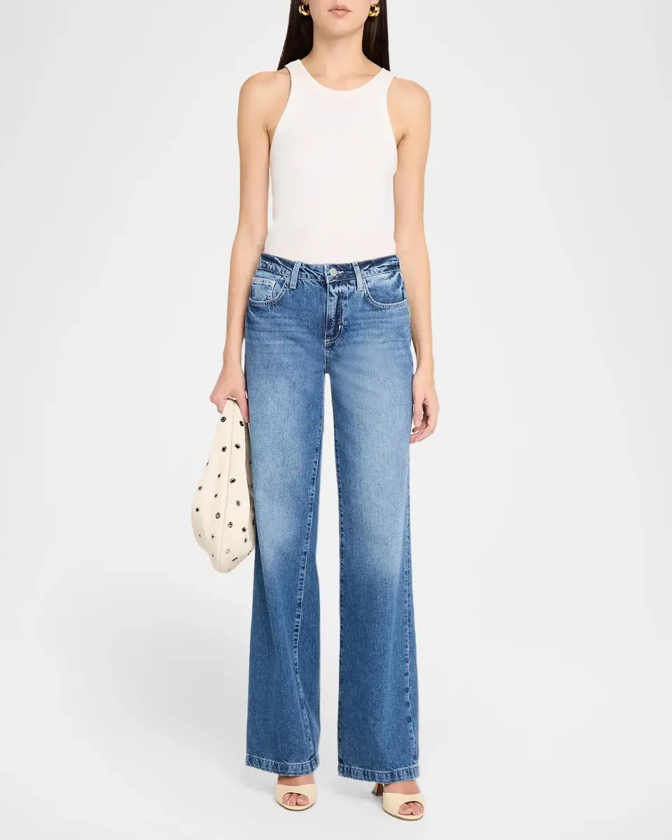 L'Agence Clayton High-Rise Wide-Leg Jeans | Thumbnail 2