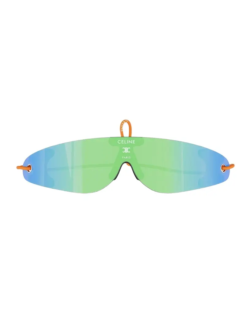 Celine Men's Runner Shield Sunglasses