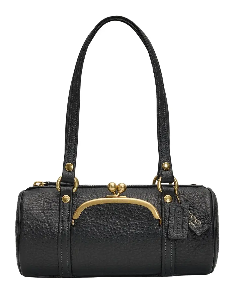 Coach The Originals Leather Barrel Bag