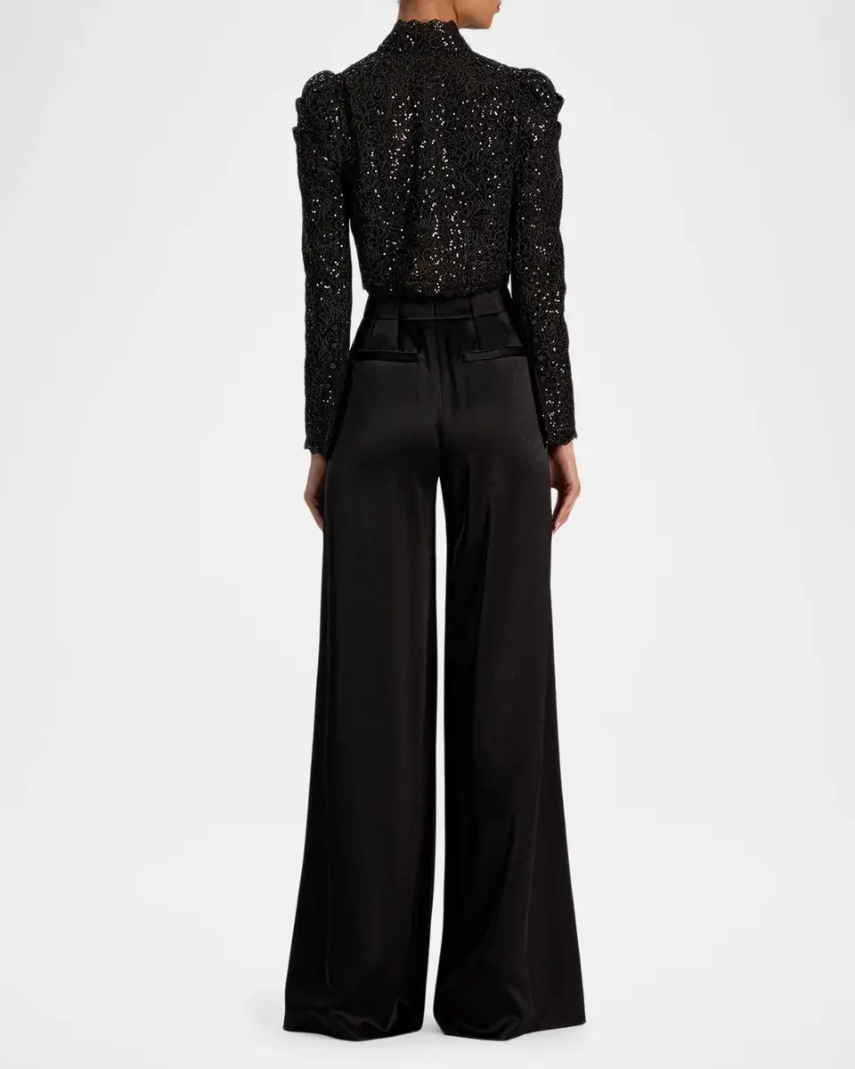 Alice + Olivia Thomasina Embellished Lace Cropped Jacket | Thumbnail 3