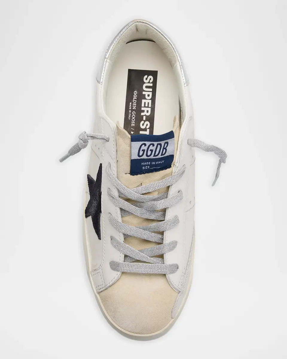 Golden Goose Super-Star Mixed Leather Low-Top Sneakers | Thumbnail 5 Golden Goose Super-Star Mixed Leather Low-Top Sneakers | Thumbnail 5