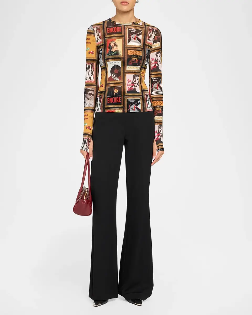 Alice + Olivia Delaina Long-Sleeve Top | Thumbnail 2
