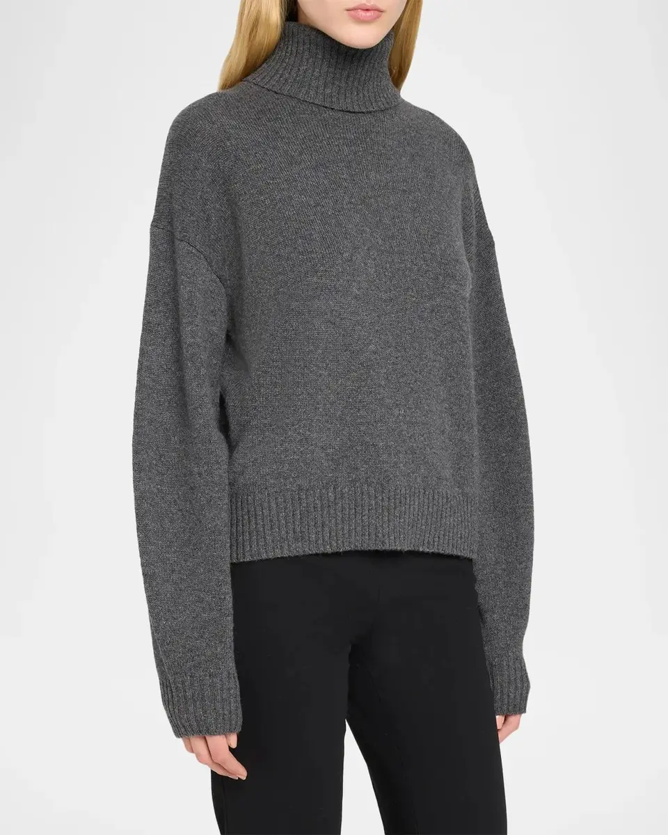 Theory Cashmere Turtleneck Sweater | Thumbnail 4 Theory Cashmere Turtleneck Sweater | Thumbnail 4