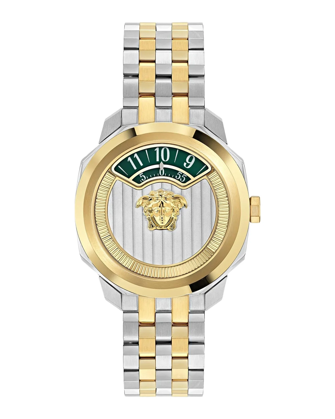 Dylos 40mm Green Dial Two-Tone Bracelet Watch Dylos 40mm Green Dial Two-Tone Bracelet Watch