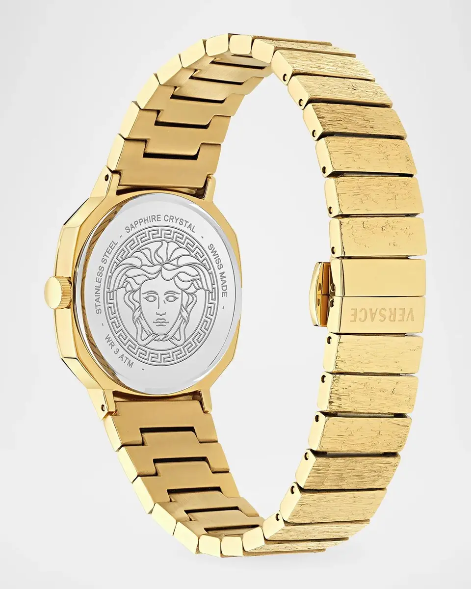 Versace V-Arcadis 32mm IP Yellow Gold Bracelet Watch | Thumbnail 4 Versace V-Arcadis 32mm IP Yellow Gold Bracelet Watch | Thumbnail 4