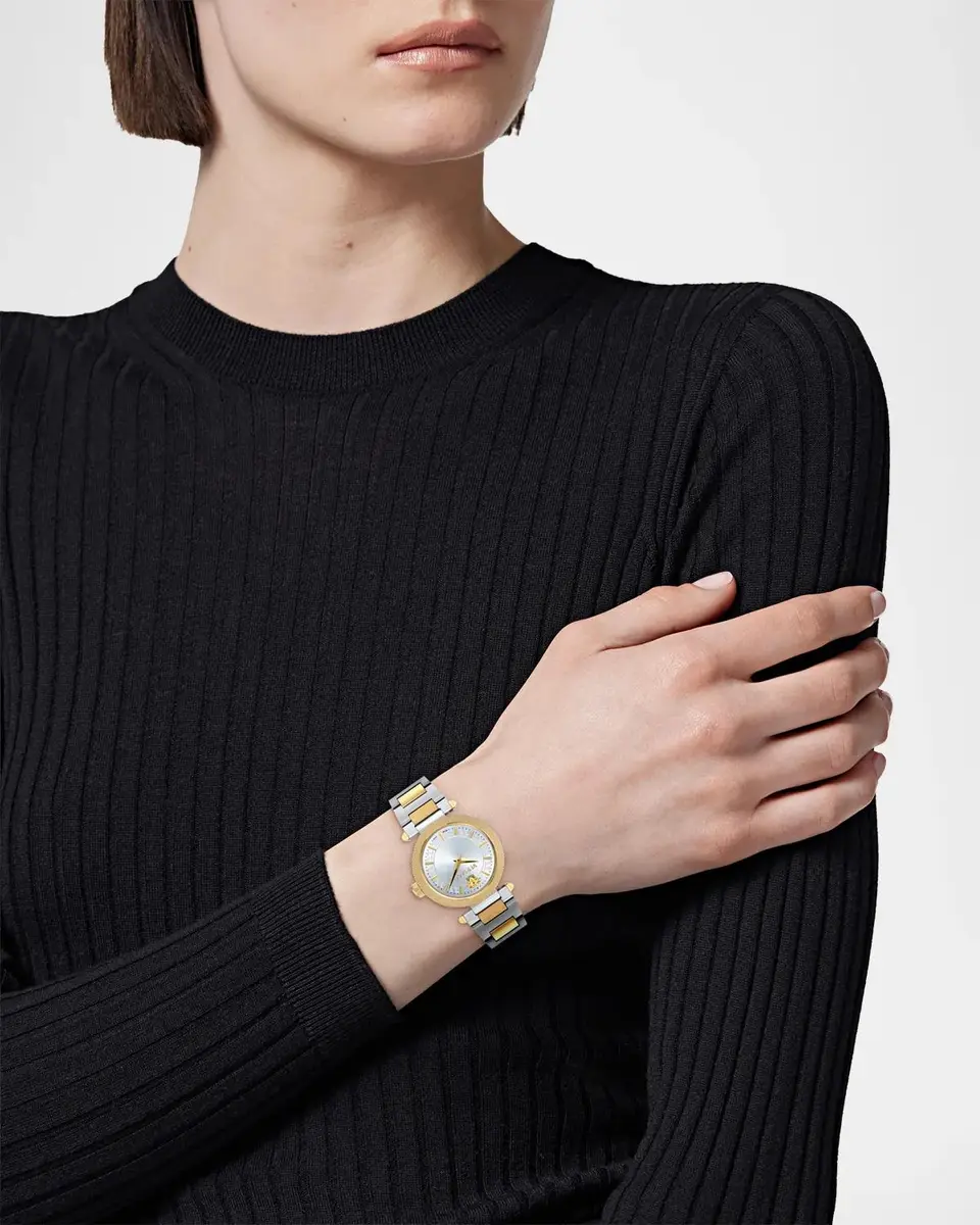 Versace V-Musa 35mm Two-Tone Bracelet Watch | Thumbnail 2