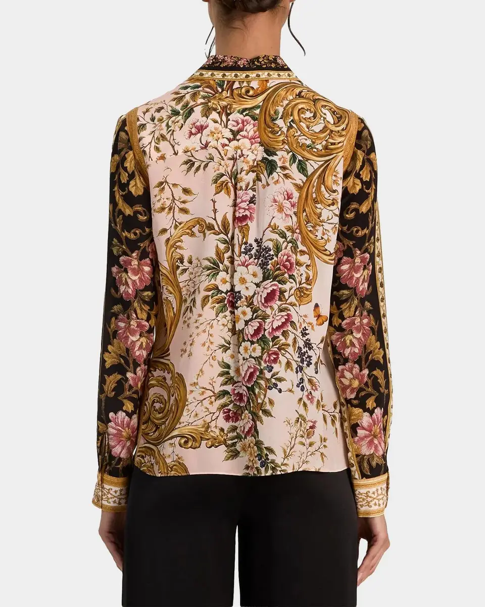 Alice + Olivia Willa Placket Top | Thumbnail 3