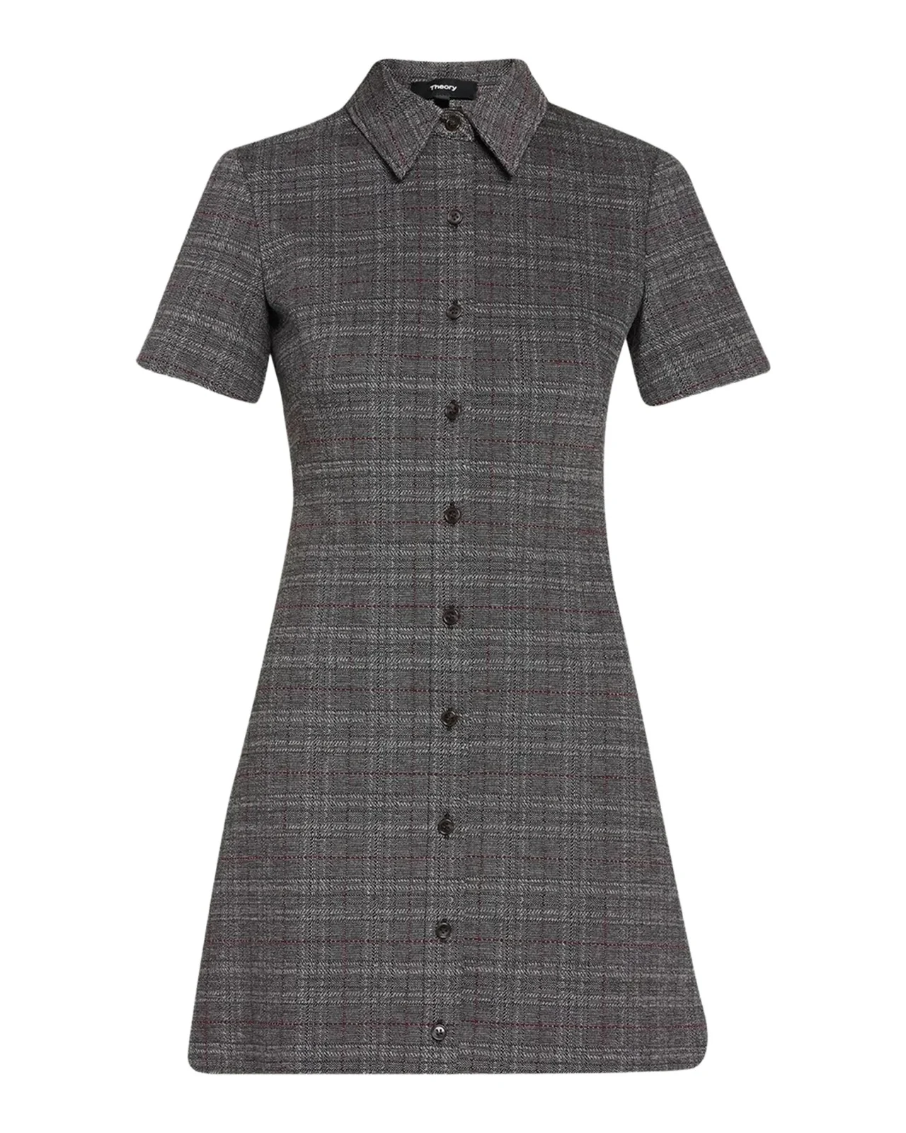 Easy A-Line Glen Plaid Mini Dress Easy A-Line Glen Plaid Mini Dress