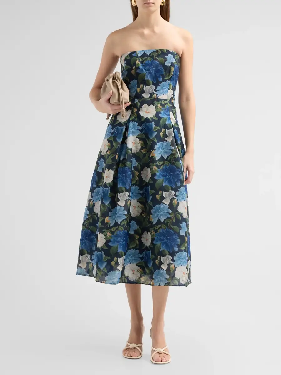 SACHIN & BABI Women's Shay Strapless Midi Dress | Thumbnail 2 SACHIN & BABI Women's Shay Strapless Midi Dress | Thumbnail 2