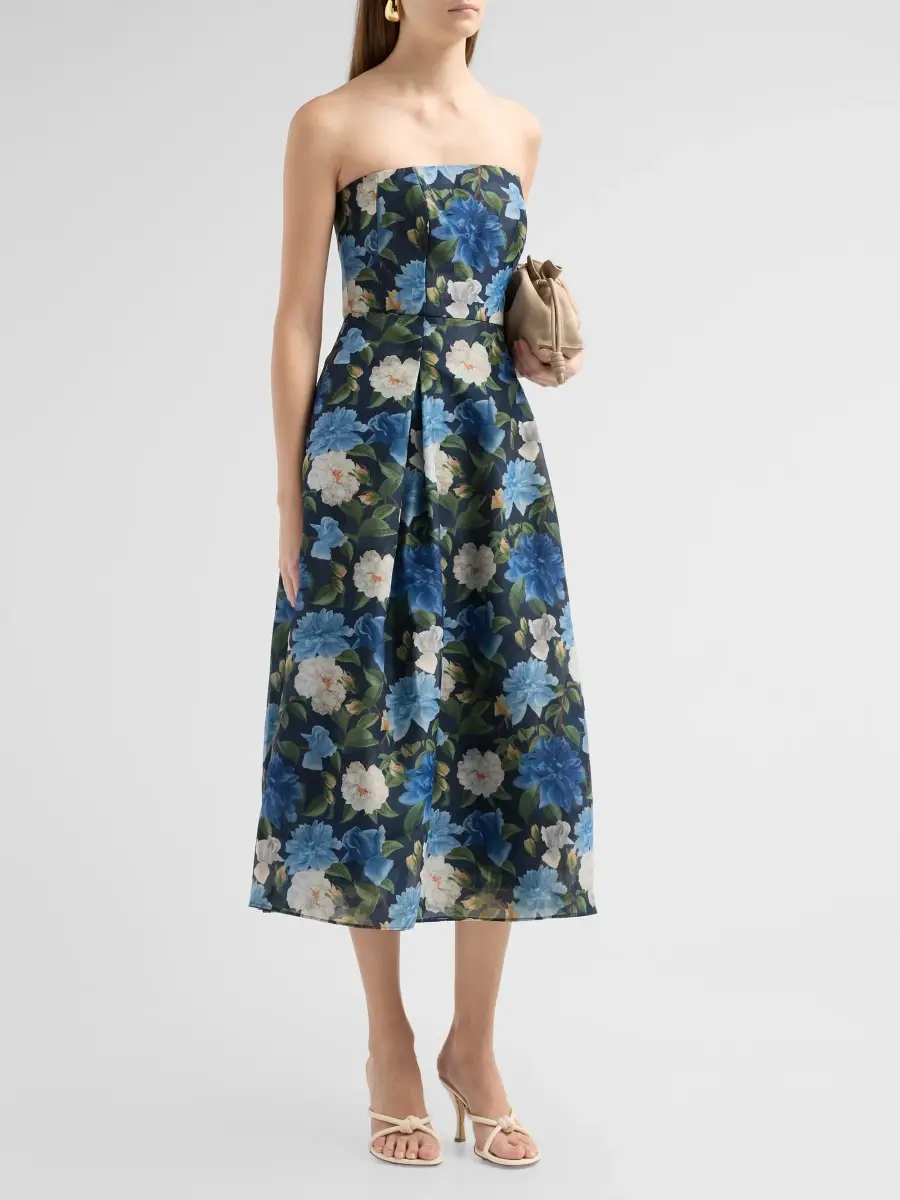 SACHIN & BABI Women's Shay Strapless Midi Dress | Thumbnail 4 SACHIN & BABI Women's Shay Strapless Midi Dress | Thumbnail 4