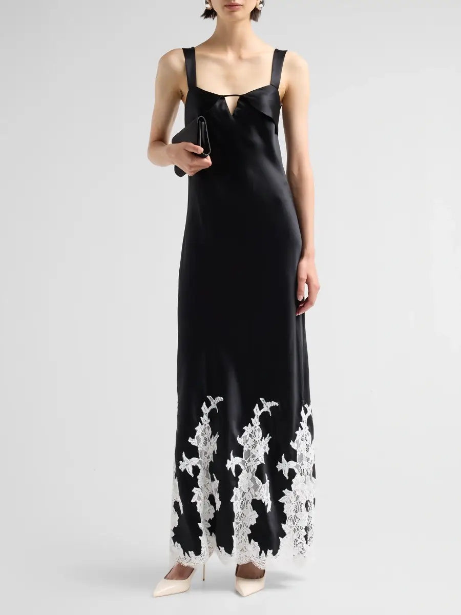 Simkhai Women's Lea Lace Insert Maxi Dress | Thumbnail 2