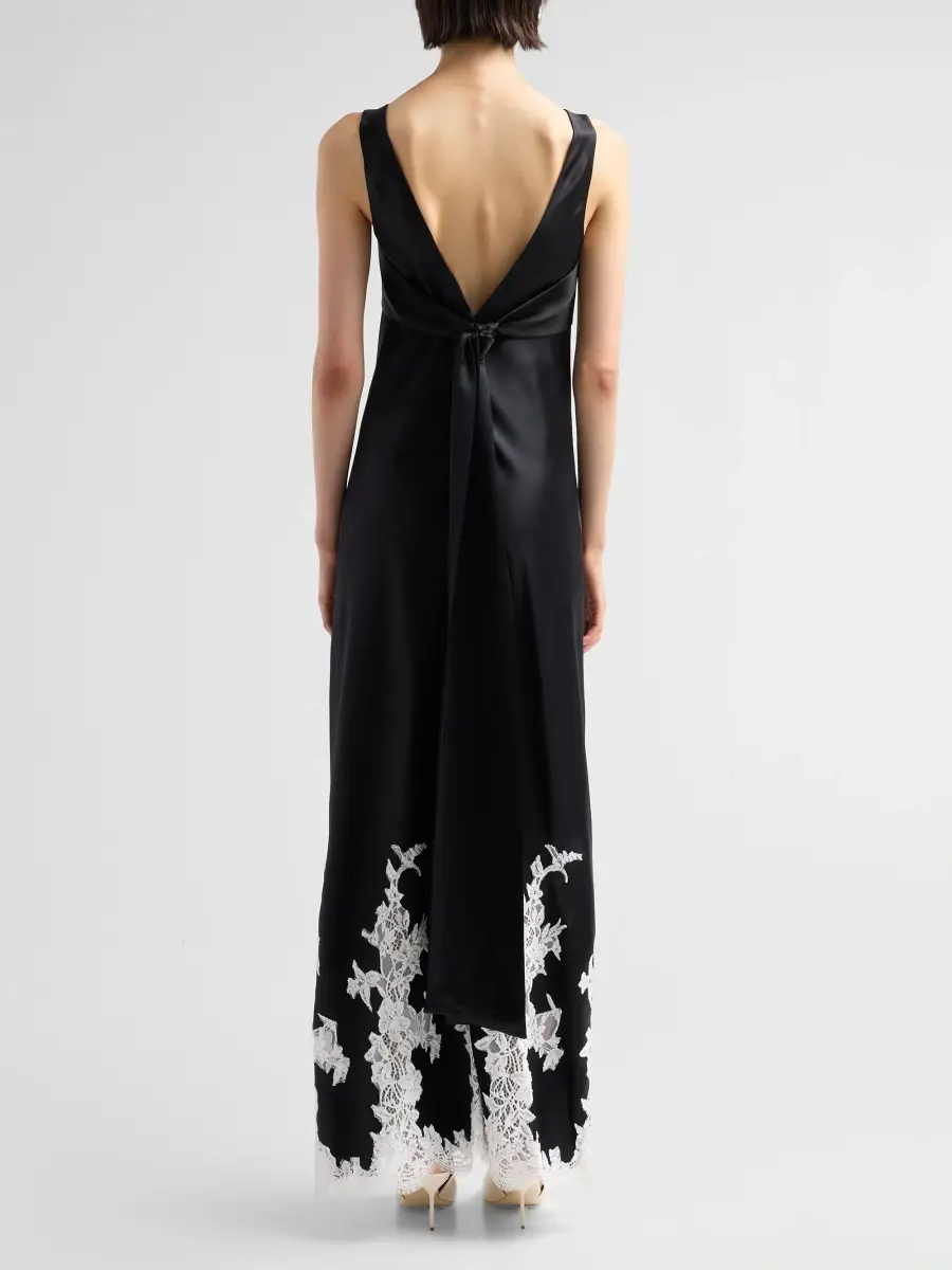 Simkhai Women's Lea Lace Insert Maxi Dress | Thumbnail 3