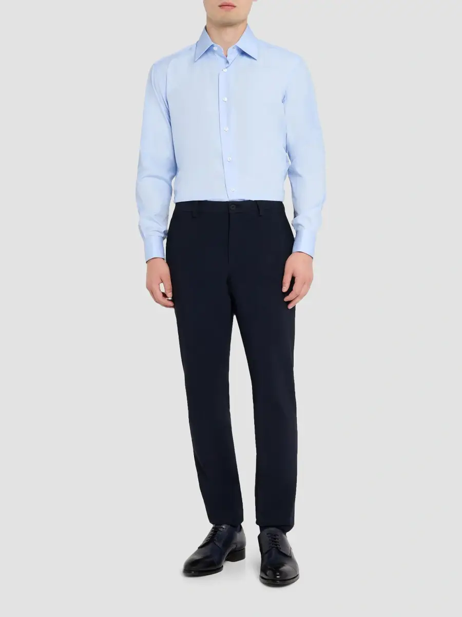 Brioni Men's Solid Cotton French-Cuff Sport Shirt | Thumbnail 2 Brioni Men's Solid Cotton French-Cuff Sport Shirt | Thumbnail 2