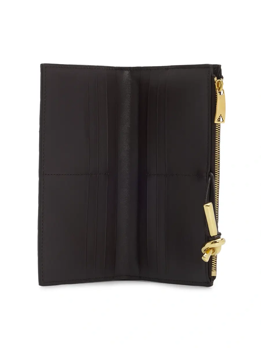 Bottega Veneta Women's Intrecciato Leather Wallet | Thumbnail 2