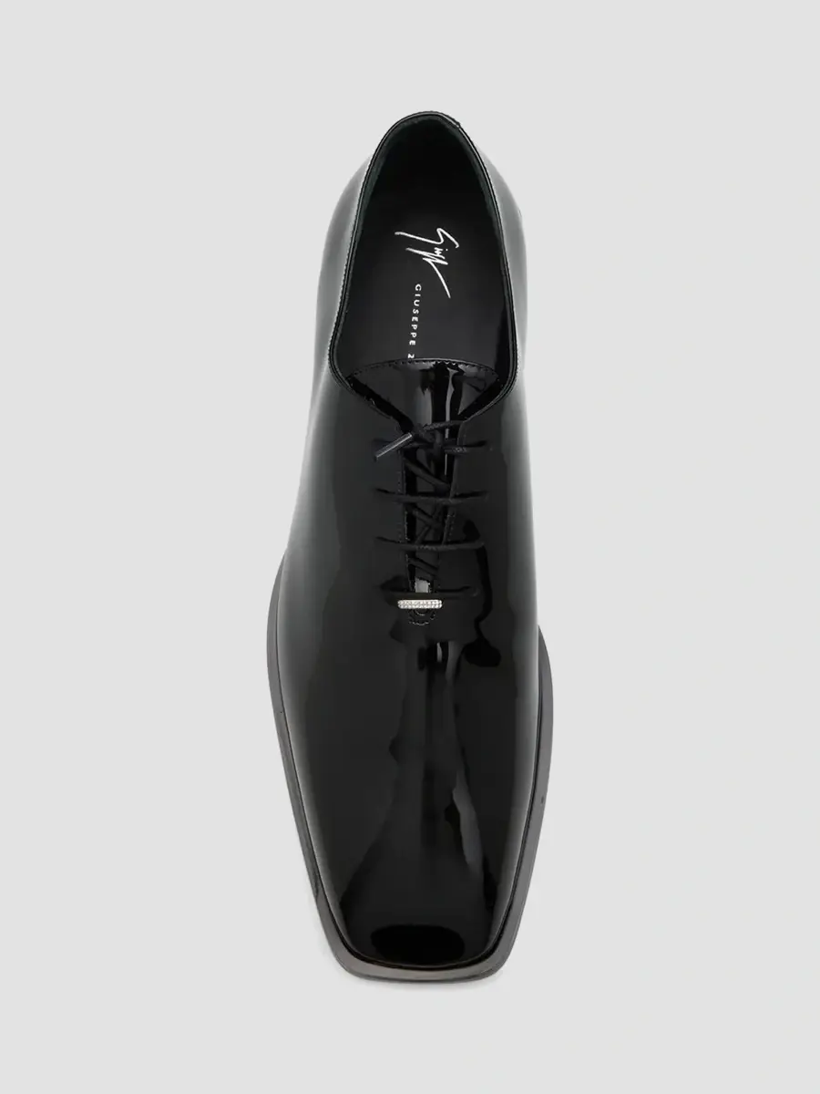 Giuseppe Zanotti Men's Moony Patent Leather Oxfords | Thumbnail 6 Giuseppe Zanotti Men's Moony Patent Leather Oxfords | Thumbnail 6