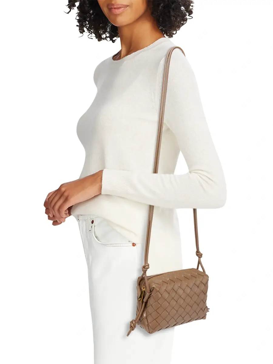 Bottega Veneta Women's Mini Loop Leather Crossbody Bag | Thumbnail 2 Bottega Veneta Women's Mini Loop Leather Crossbody Bag | Thumbnail 2