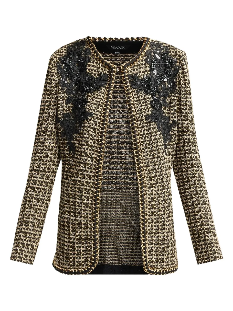 Women's Embellished Tweed Jacket Women's Embellished Tweed Jacket