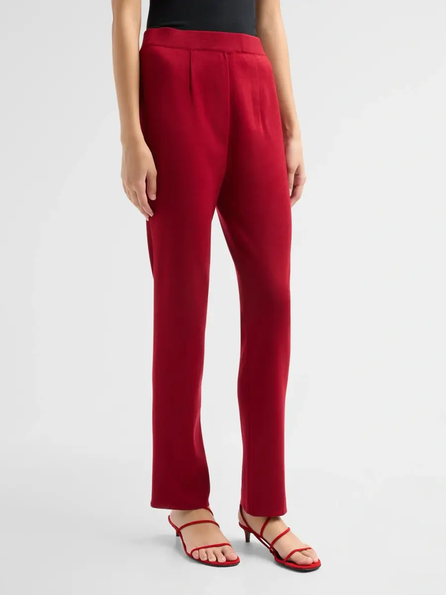 Misook Women's Nancy Mylana Knit Slim-Leg Pants | Thumbnail 4